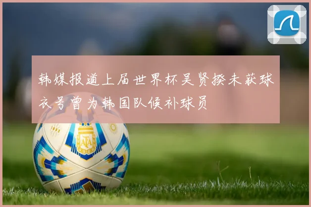 韩媒报道上届世界杯吴贤揆未获球衣号曾为韩国队候补球员